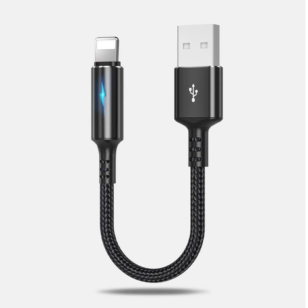 Lk-233 usb lightning 25cm kısa şarj kablosu 3,4a - S1WA - KolayMagza