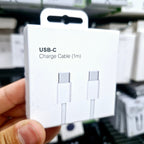 ( 5 adet ) TypeC to TypeC hasır örgülü ios uyumlu şarj kablosu 1 metre 16/17 pro max uyumlu İVO