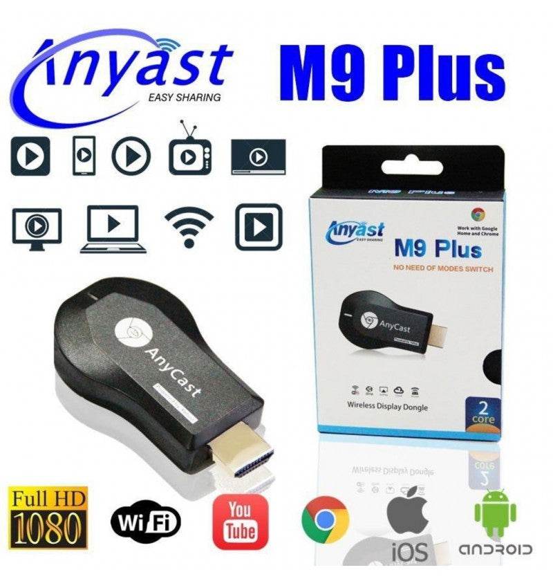 Anycast m9 plus hdmi wifi kablosuz görüntü ve ses aktarıcı - G2A - KolayMagza