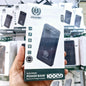 10,000 mah led göstergeli slim çift usb çıkışlı powerbank 2.1A jn11