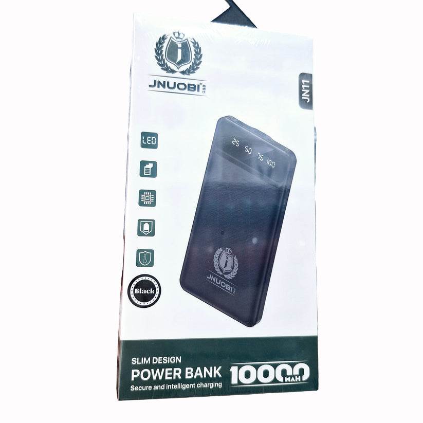 10,000 mah led göstergeli slim çift usb çıkışlı powerbank 2.1a jn11 - P1M - KolayMagza