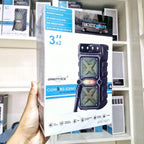 Mikrofonlu çift hoparlörlü ışıklı fm radio usb sd kart bluetooth hoparlör gts-1571 - H3H - KolayMagza