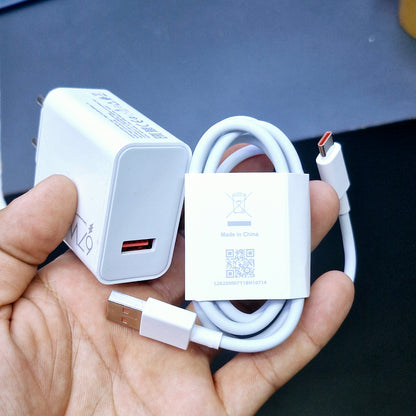 Logosuz 67W saniyeli şarj desterkli usb typeC şarj seti