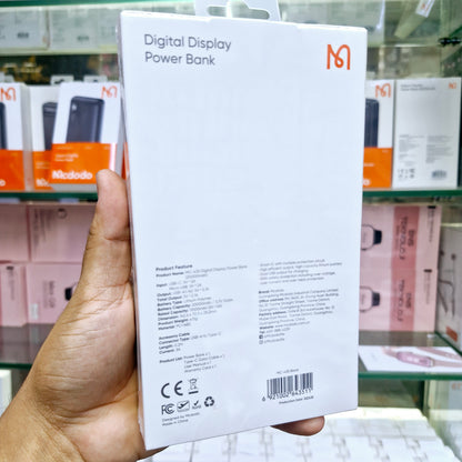 Mcdodo 20000mAh Dijital Ekranlı Powerbank - Ultra Yüksek Kapasite MC-435