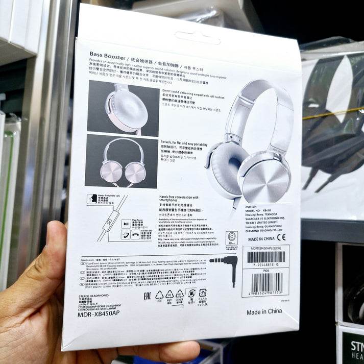 Extra bass steareo kablolu mikrofonlu pedli kafa üstü kulaklık xb450 - U1S - KolayMagza