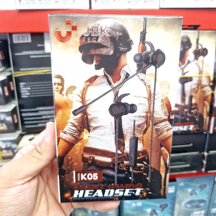 K05 çift mikrofonlu mikrofonlu oyuncu kulak içi kablolu kulaklık - K1T - KolayMagza