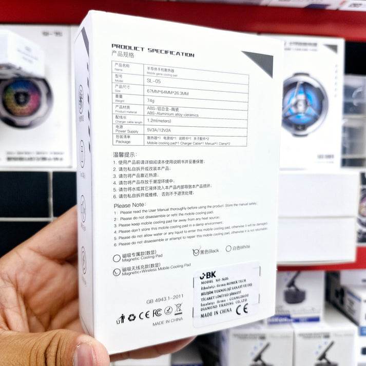 Sl05 tlefon arkasına takılan radyatör soğutucu - G5C - KolayMagza