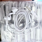 Xaomi 3,5mm jak girişli mikrofonlu demir uçlu kablolu kulaklık - K1L - KolayMagza