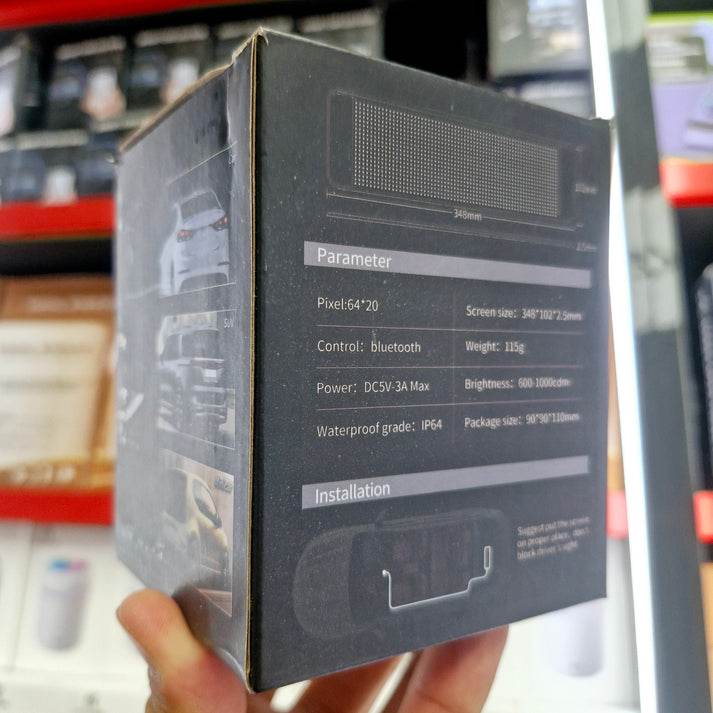 348*102mm smart car led panel kumandalı esnek led amtrix ekran paneli - G5E - KolayMagza