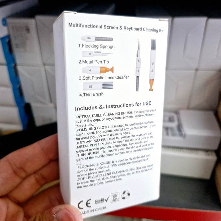 8'i 1 arada telefon, tablet ve kulaklık temizleme aparatı – çok fonksiyonlu elektronik temizlik kiti - G3K - KolayMagza