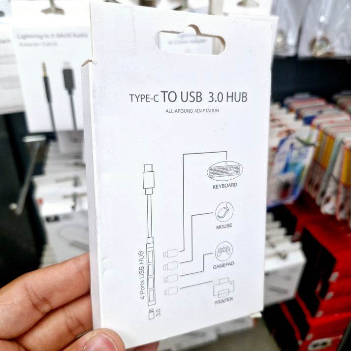 Typec girişli usb hub 4ü1 arada çoğaltıcı jh112 - D1V - KolayMagza