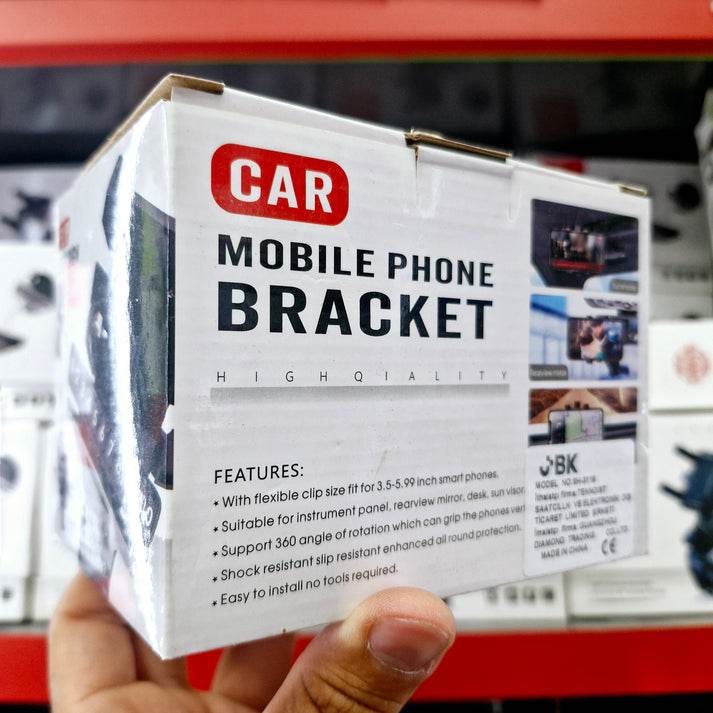 Numaratörlü araç içi telefon tutucu | vakumlu ve torpido üstü kullanım | ayarlanabilir tasarım sh-3119 - R1W - KolayMagza