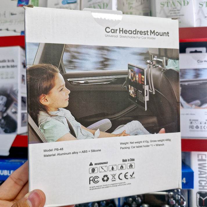 Araç içi koltuk arkası universal tablet tutucu pb-48 - R1R - KolayMagza