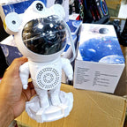 Astronot bluetooth hoparlör | gökyüzü ışık yansıtmalı, kumandalı, 360° döner gece lambası - H2P - KolayMagza