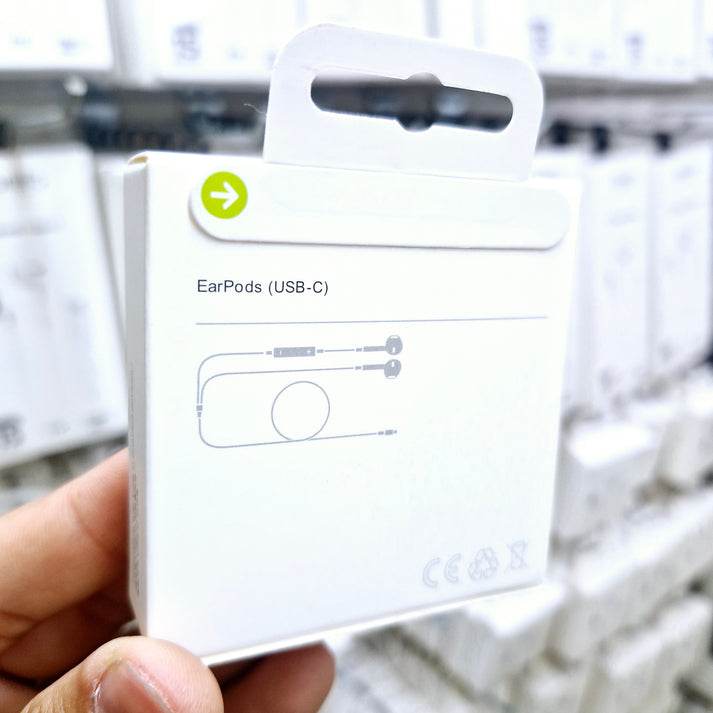 Logosuz iphone 15 pro max typec girişli mikrofonlu kulaklık içi kablolu kulaklık - K1Q - KolayMagza