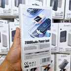 Forefo 20.000 mah powerbank | led seviye göstergeli | çift usb çıkışlı | yüksek hızlı şarj | taşınabilir şarj cihazı - P1İ - KolayMagza