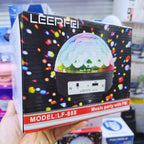 Disco topu kumandalı ışık (mp3 led magic ball) usb sd kart hafıza destekli bluetooth hoperlör - H1A - KolayMagza