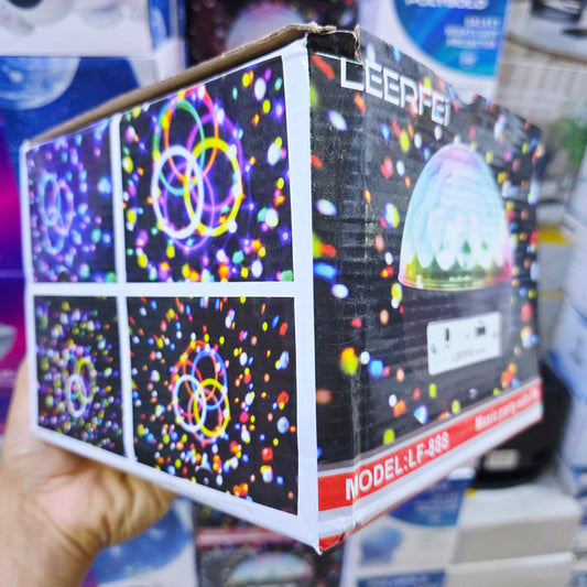 Disco ball remote control light (mp3 led magic ball) USB SD card memory supported Bluetooth speaker - H1A
