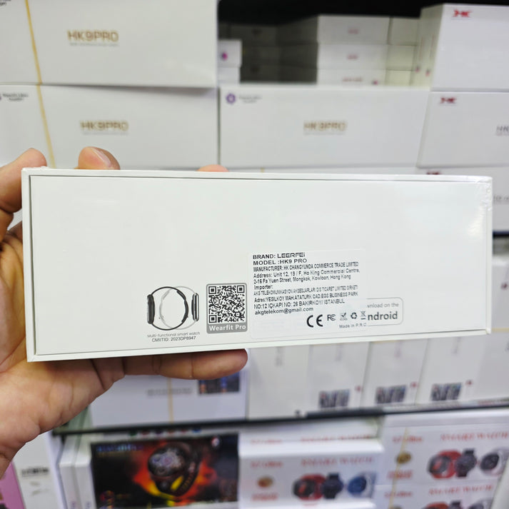 Hk 9 pro amoled 2.02 ekran inç 45mm kordon kilitli akıllı saat - A1T - KolayMagza