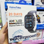 Teko-2 amoled ekranlı ultra2 20 günlük pil ömürlü 3 kordonlu akıllı saat - A2Q - KolayMagza