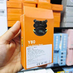 Y80 led ışıklı göstergeli ios android uyumlu 5.0v bluetooth kulaklık - B1Q - KolayMagza