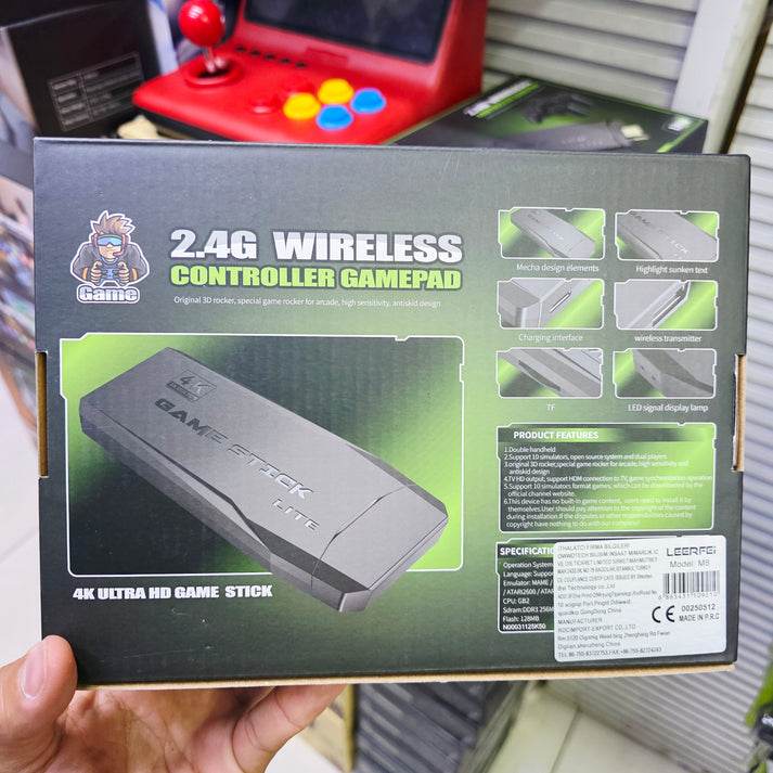 M8 64gb dual pad 4k game stick – 20.000+ oyunlu retro oyun konsolu 2,4g gamepad - G3C - KolayMagza