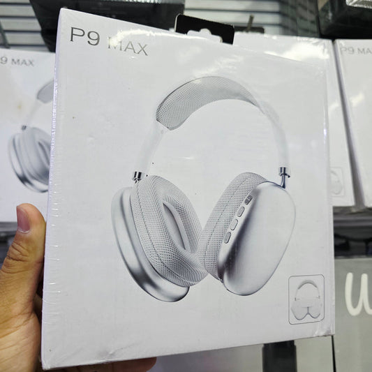 P9 max kafa üstü pedli ayarlanabilir hafıza kartı aux destekli ios android uyumlu bluetooth kulaklık - U1U