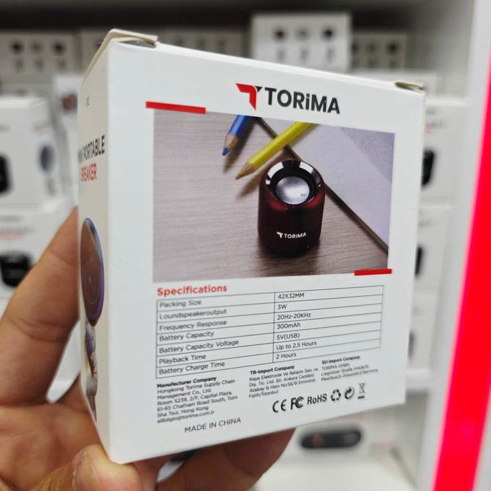 Mini portable hoparlör yüksek ses kalitesi kablosuz tf kart destekli d12 - H2V - KolayMagza