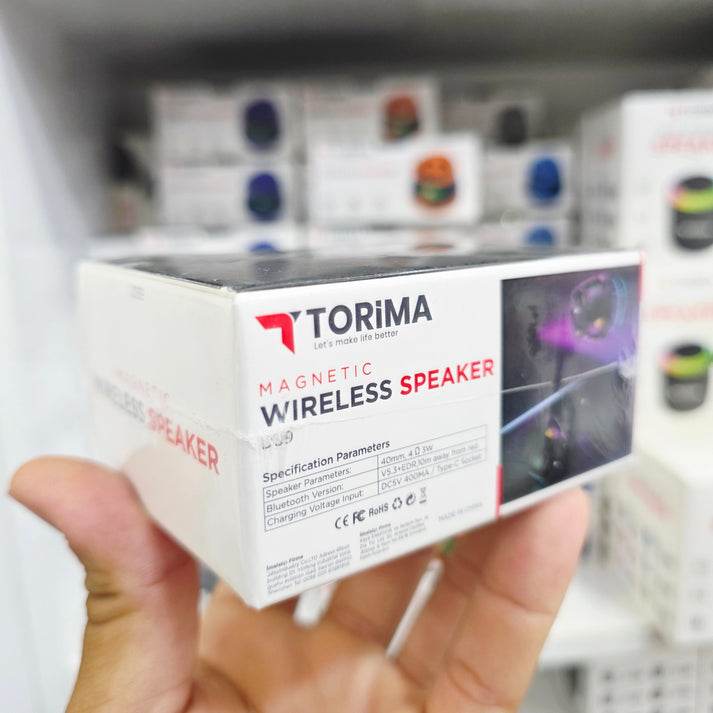 Magnetik mini hoparlör telefon arkasına yapışan wireless speaker d39 - H2Y - KolayMagza