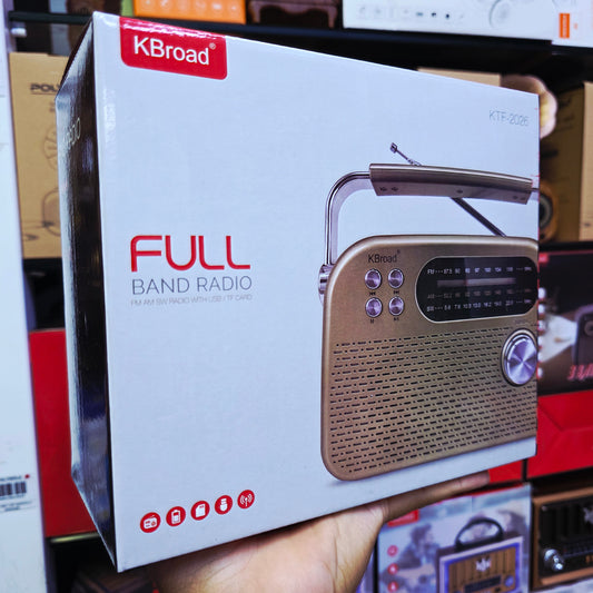 KTF-2026 nostaljı radiolu sm usb sd hafıza destekli bluetooth hoparlör - H3F