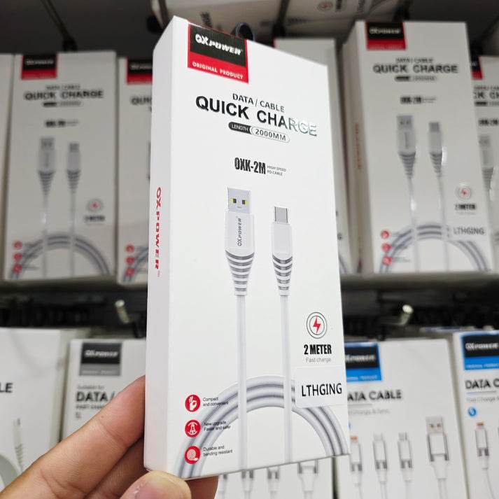 2 metre usb Lightning 2,4A hızlı veri aktarım ve şarj kablosu - S3S - KolayMagza