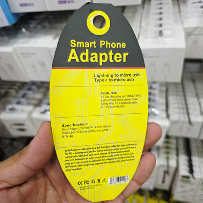 Lightning to micro usb dönüştürücü aparat