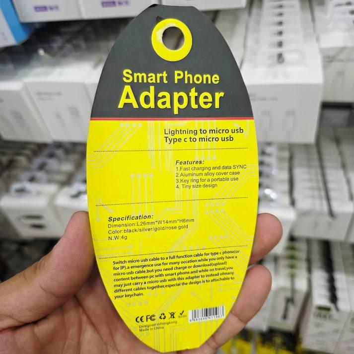 (10 adet) Lightning to micro usb dönüştürücü aparat - D2BA - KolayMagza KM Technology