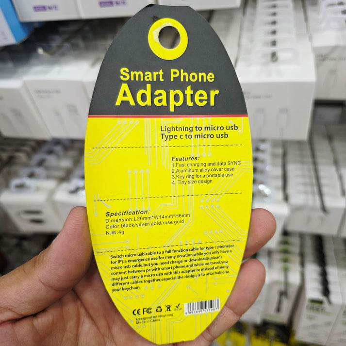 (10 adet) Lightning to micro usb dönüştürücü aparat - D2BA - KolayMagza