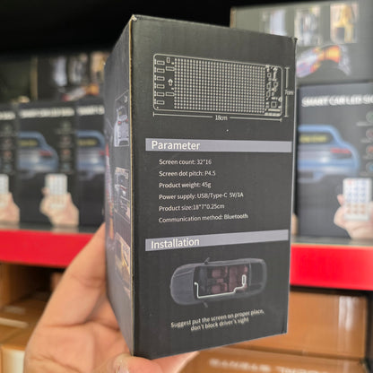 180*70mm smart car led panel kumandalı esnek led amtrix ekran paneli - G5U