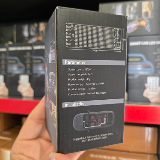 180*70mm smart car led panel kumandalı esnek led amtrix ekran paneli - G5U