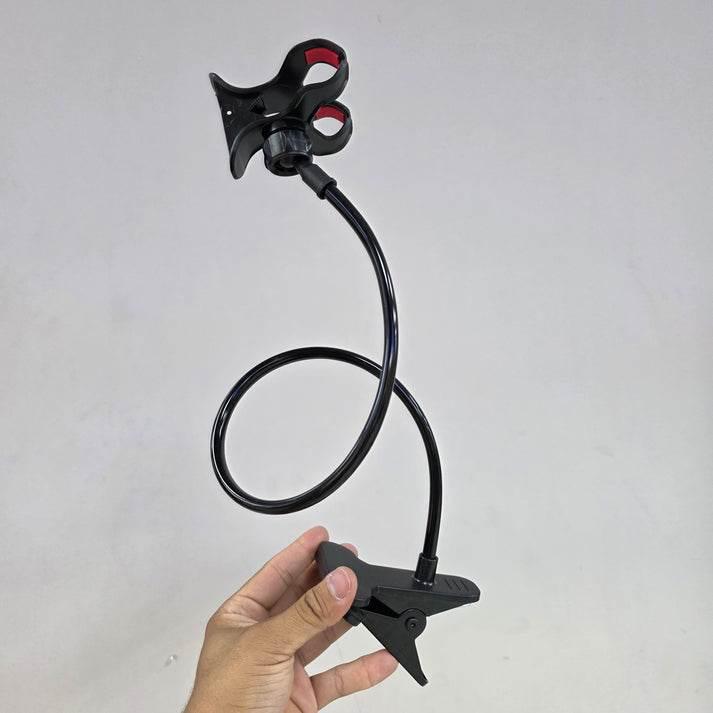 Plastik Akrobat 360 derece makaslı esnek telefon tutucu