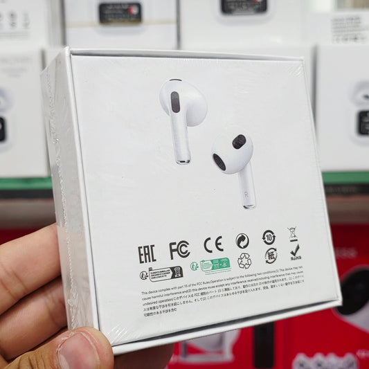 Ekranlı airpods 3.nesil ANC ENC modlu mikrofonlu dokunmatik kulak içi bluetooth kulaklık t12 - B3H