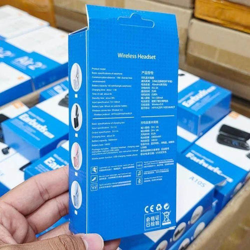 سماعات أذن a10s - سماعات بلوتوث داخل الأذن تعمل باللمس مع شاشة LED وميزة باور بانك بسعة 2000 مللي أمبير في الساعة