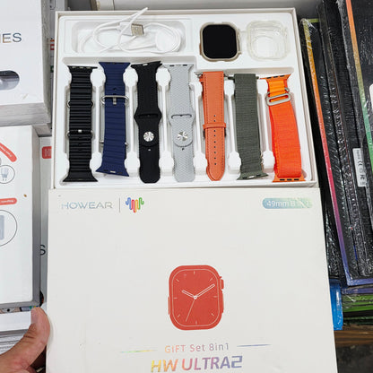 HW ultra2 49mm 7 kordonlu ve kılıflı yapay zeka destekli akıllı saat - A2R