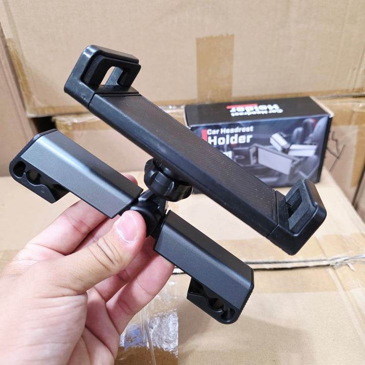 Araç içi koltuk arkası ayarlanabilir tablet ve telefon tutucu model Q - R2F - KolayMagza