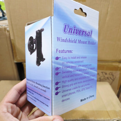 Suction cup in-car phone tablet holder, adjustable length, can be attached to the dashboard and mirror - R2G