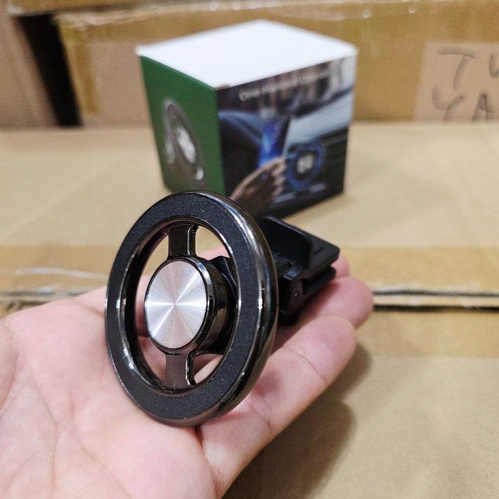 Havalandırmaya takılan magsafe manyetik 360° döner araç telefon tutucu - kolay kurulum, güçlü tutuş - R1M - KolayMagza