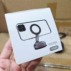 H520 vantuz emişli magnetik magsafeli telefon tutucu 360 derece döner ayarlanabilir açılı araç içi telefon tutucu - R2K - KolayMagza