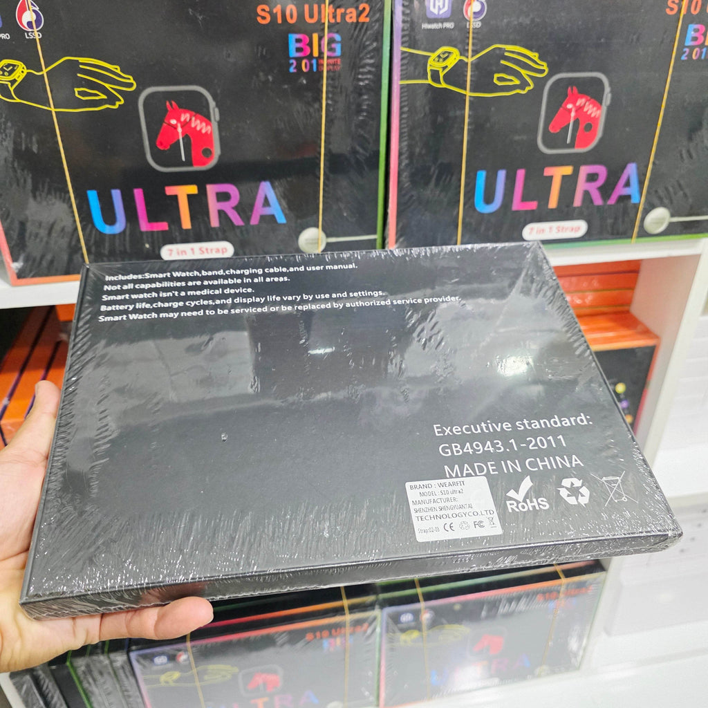 S10 Ultra 2 Akıllı Çocuk Saati, 7 kayış kordonlu , manyetik şarj cihazı, titanyum gövde | paslanmaz çelik | şık ve benzersiz kayışlarla erkekler, çocuklar, kızlar, erkekler ve kadınlar için uygundur. - A3F - KolayMagza