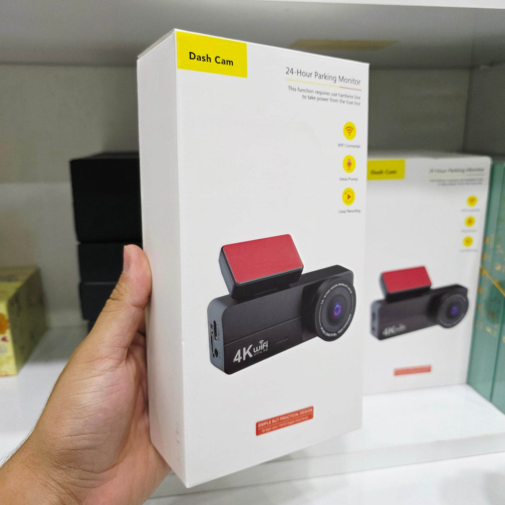 F8 4K Ultra Hd Ekranlı Ön Kamera Video Kaydedici Araç Kamerası Wi-Fi, IR Gece Görüşü, APP Kontrol DashCam - G6S - KolayMagza