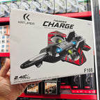 F166 Uçak Flying Club Dayanıklı Köpük Gövdeli 2.4ghz Uzaktan kumandalı 360Derece Dönebilen şarj edilebilir bataryalı oyuncak uçak - G6V - KolayMagza