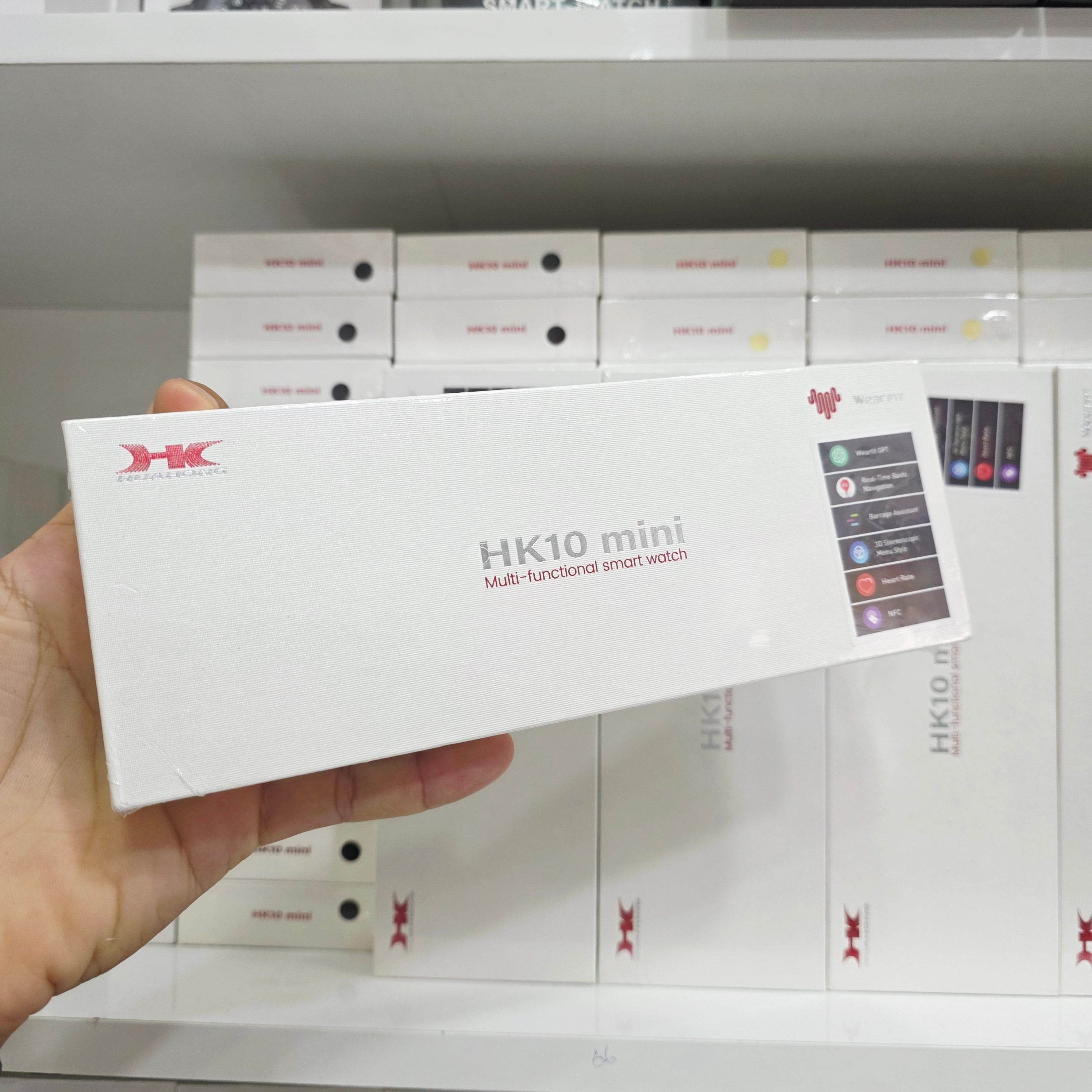 Hk10 mini yapay zeka destekli NFC 47mm 1,75inç bluetooth aramalı konuşmalı ios android uyumlu akıllı saat - A2S - KolayMagza