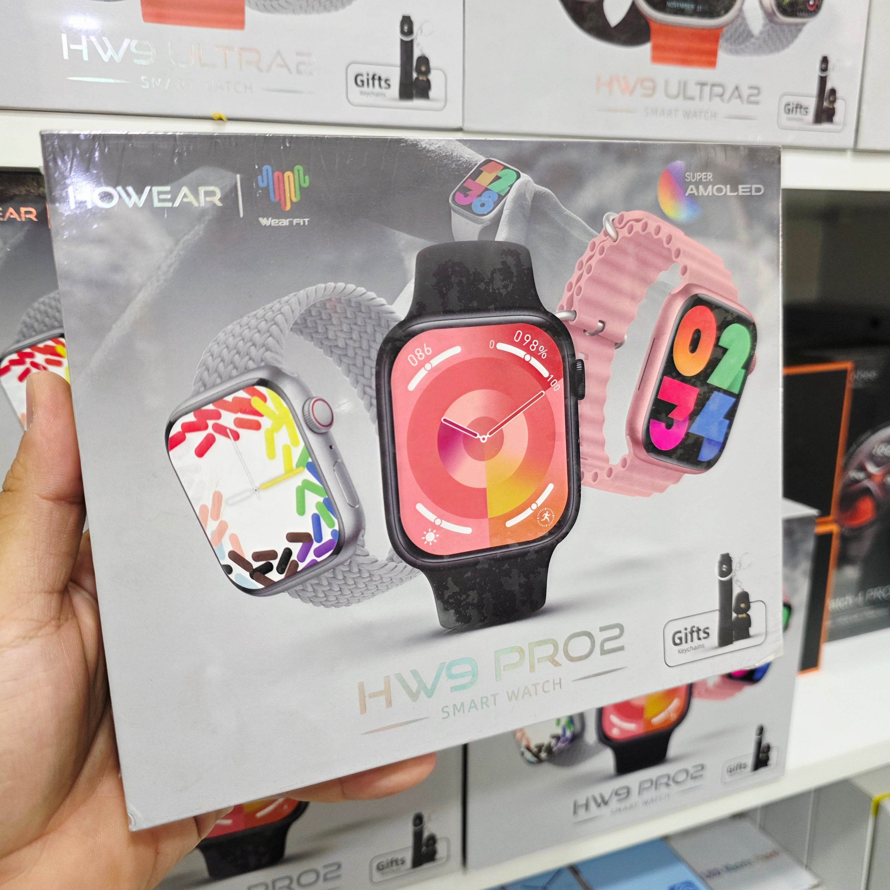 Hw9 pro2 amoled ekranlı 45mm anahtarlık hediyeli ios android uyumlu akıllı saat - A3A - KolayMagza