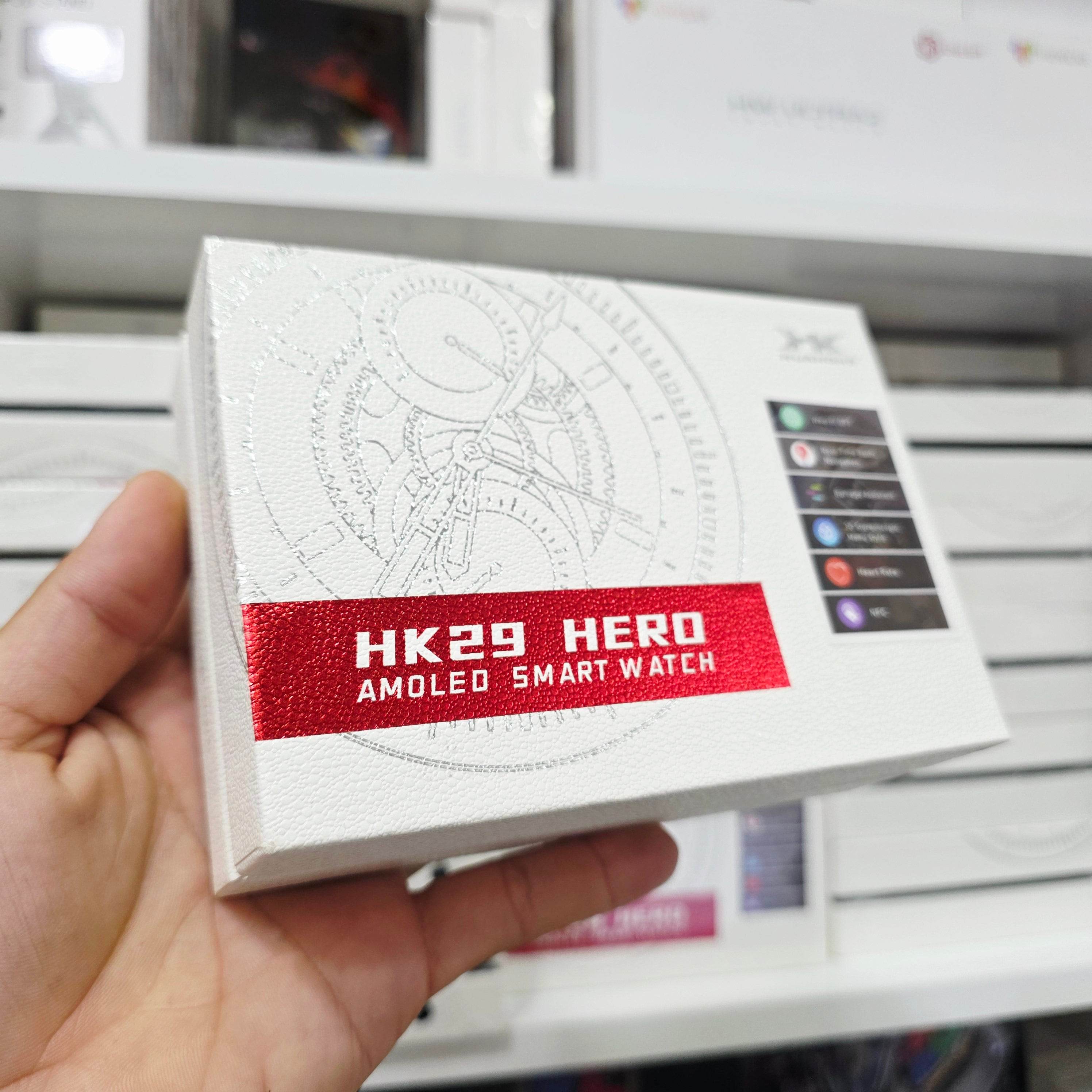 HK29 Hero Amoled Ekran Yuvarlak Akıllı Saat Navigasyon Bluetooth Çağrı Android Ios Uyumlu Saat - A3C - KolayMagza